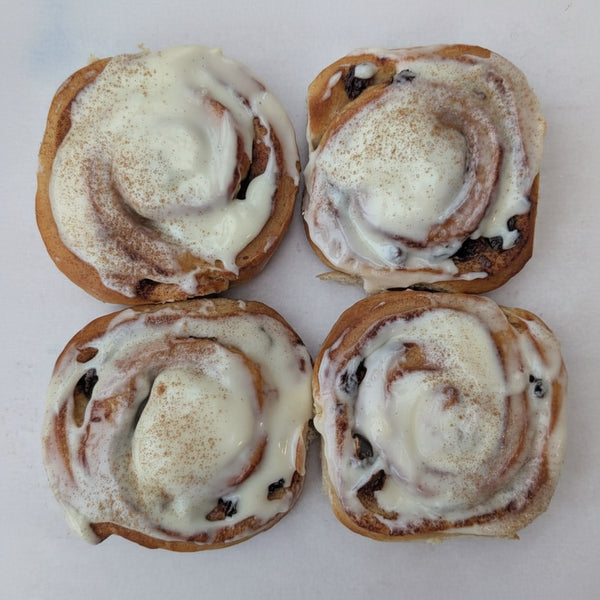 Cream Cheese topped Cinnamon Swirl