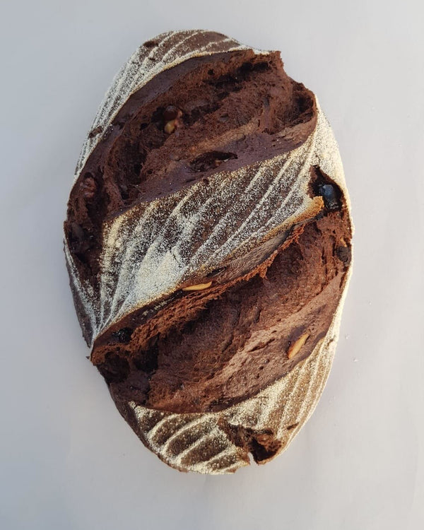 Chocolate Cherry & Walnut Sourdough