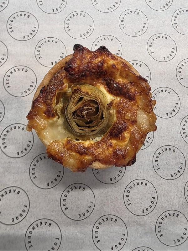 Fontina, Riesling & Artichoke Pie