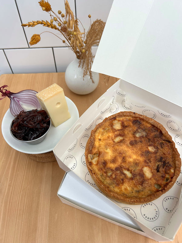 Gruyère & Caramelised Onion Quiche