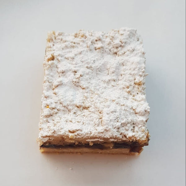 Vegan Mincemeat Crumble Slice