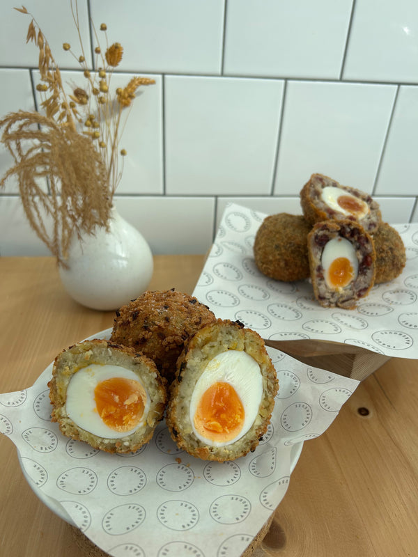 Roast Potato & Stuffing Scotch Egg