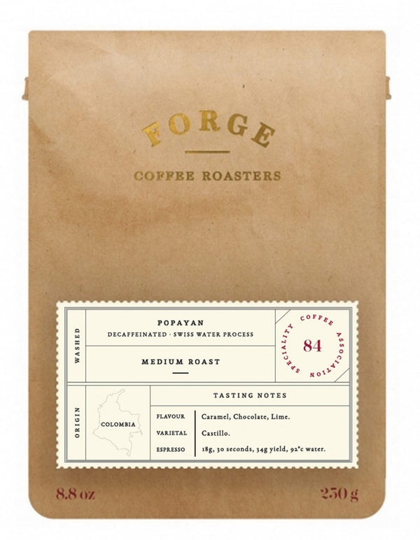Forge Coffee Roasters Popayan Decaf