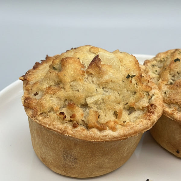 Pork, Turkey & Stuffing Pie