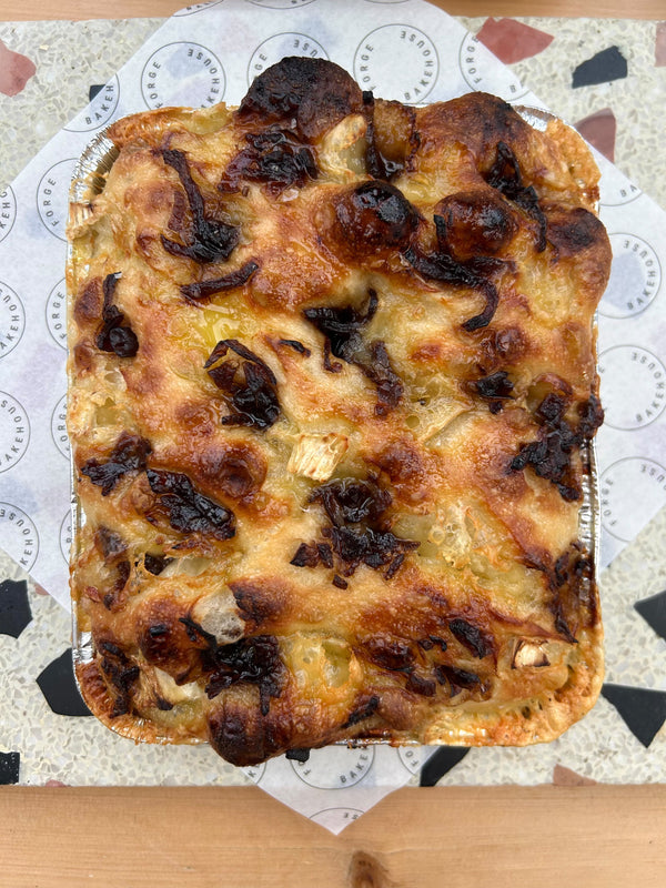 Brie & Caramelised Onion Focaccia