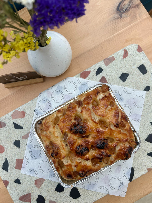 Apple, Cinnamon & Brown Sugar Focaccia